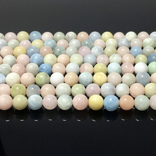 Higher Quality Morganite Round Beads