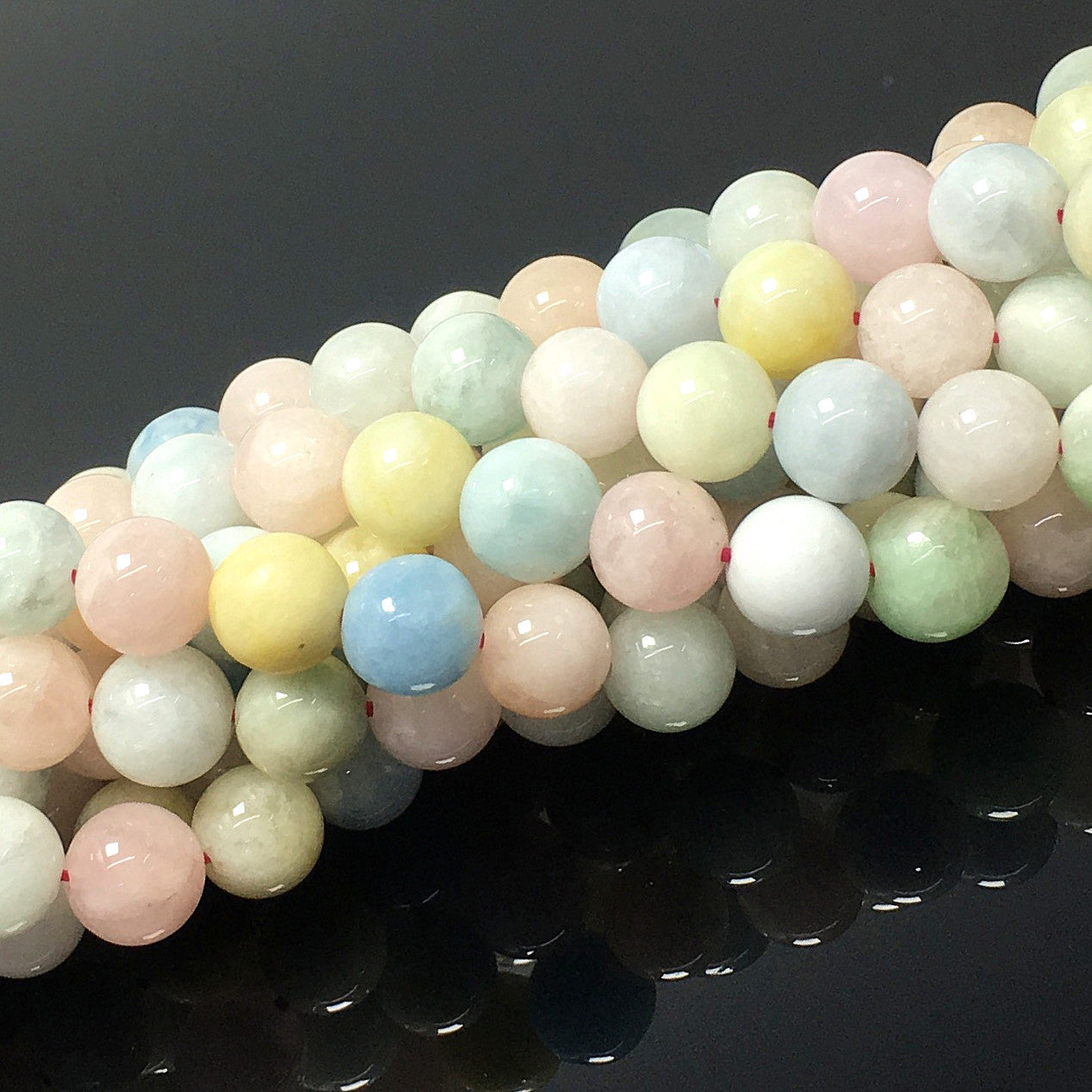 Higher Quality Morganite Round Beads