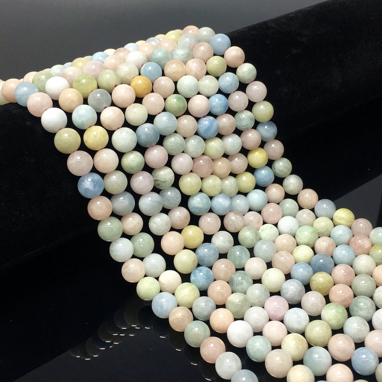 Higher Quality Morganite Round Beads
