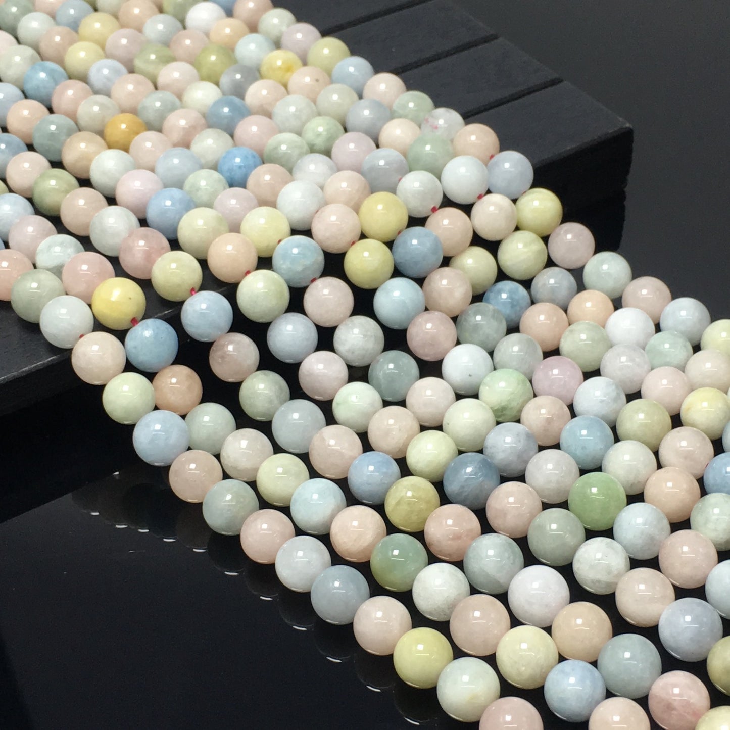 Higher Quality Morganite Round Beads