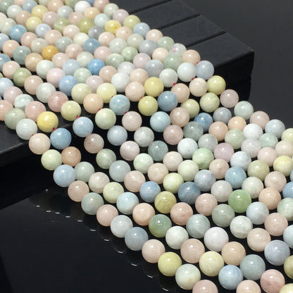 Higher Quality Morganite Round Beads
