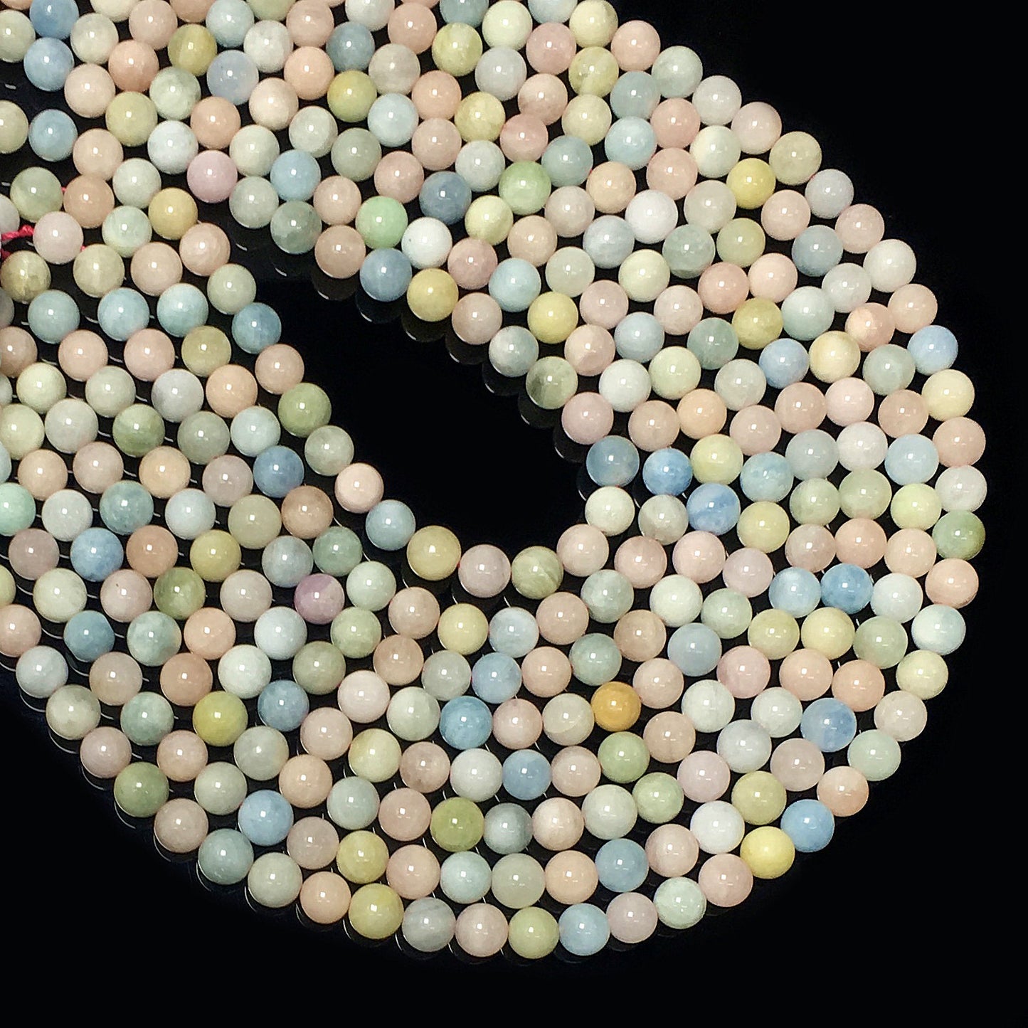 Higher Quality Morganite Round Beads