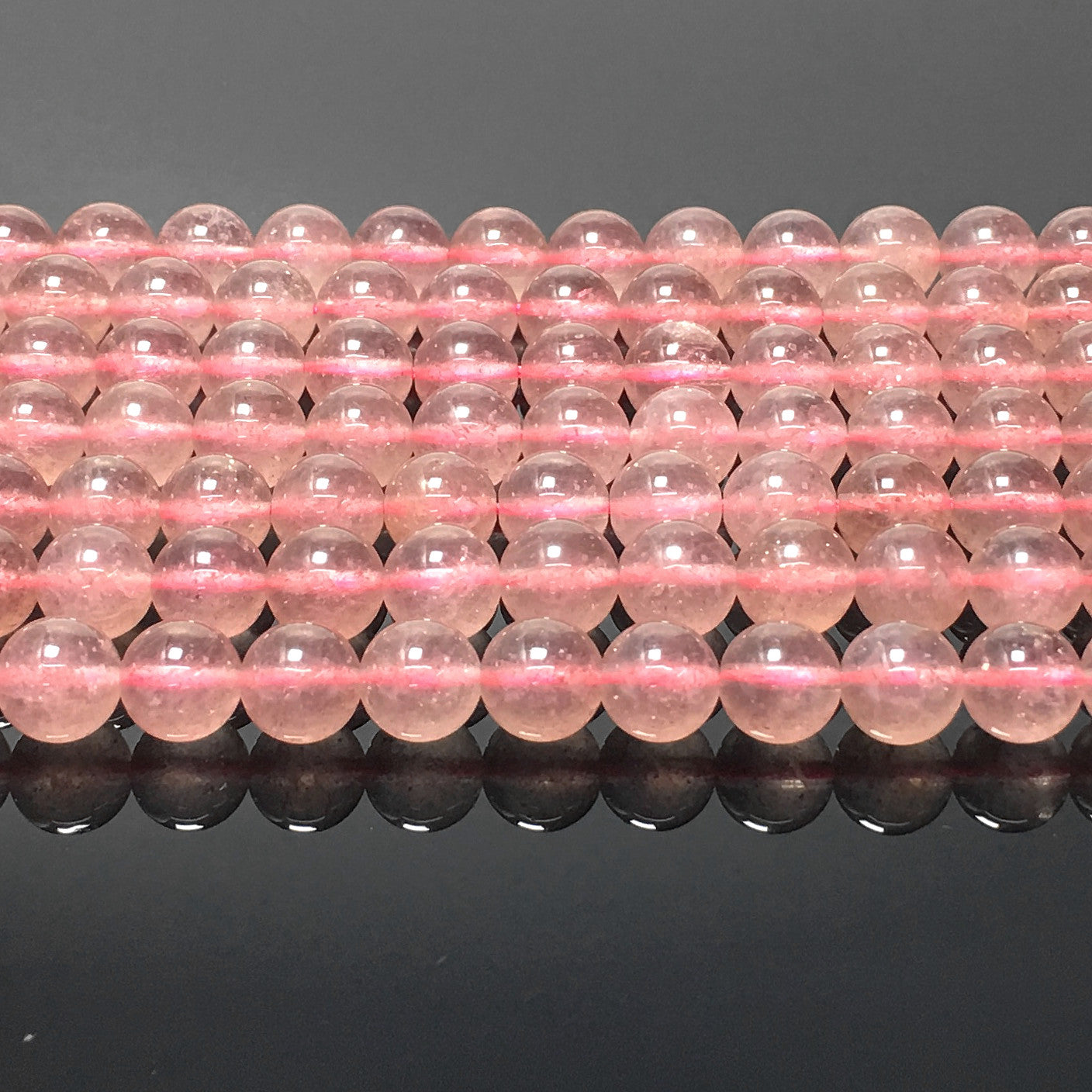 Higher Quality Strawberry Quartz Round Beads