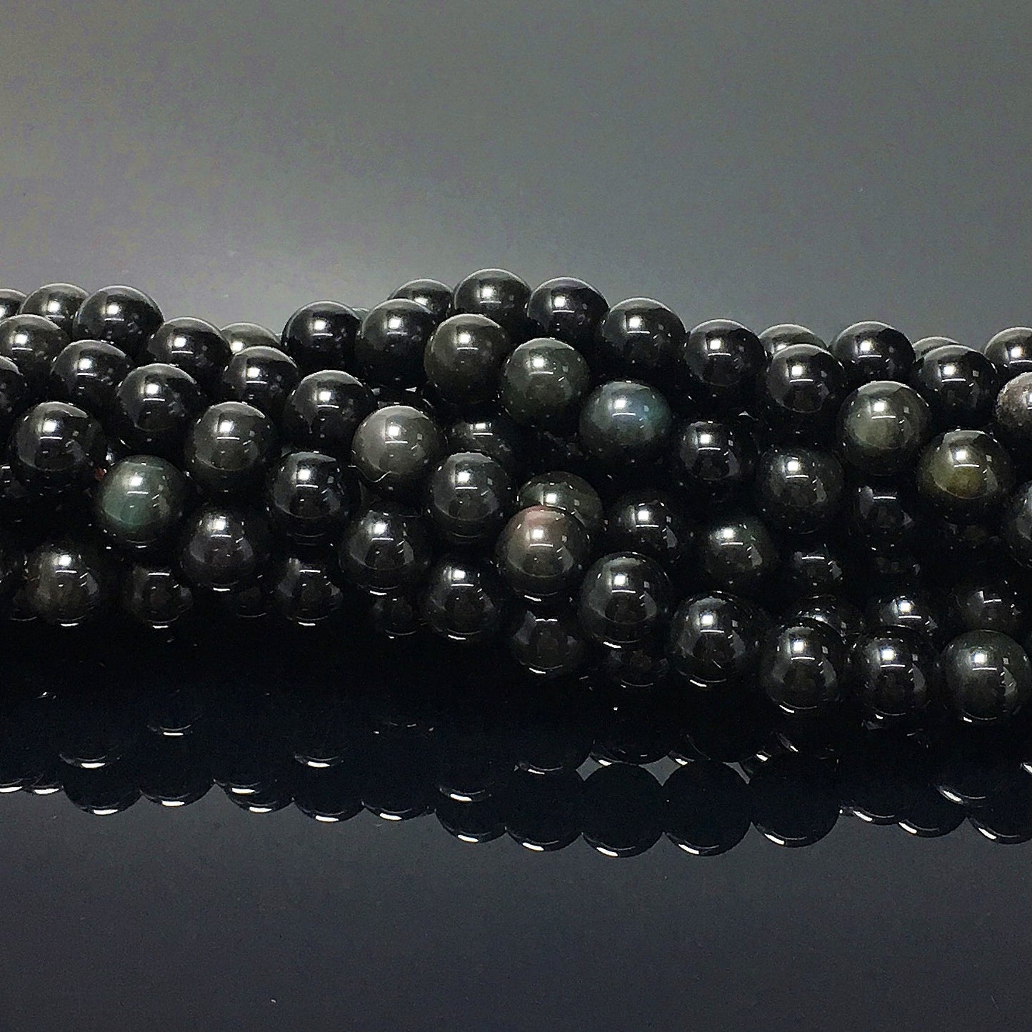 Higher Quality Rainbow Obsidian Round Beads