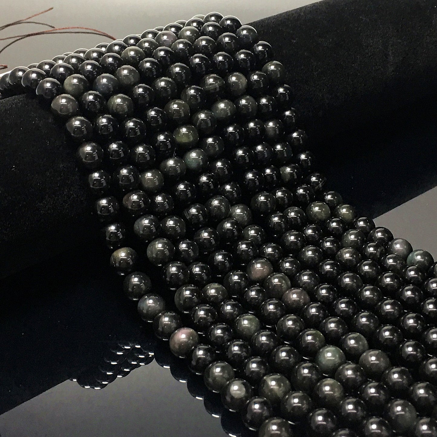 Higher Quality Rainbow Obsidian Round Beads