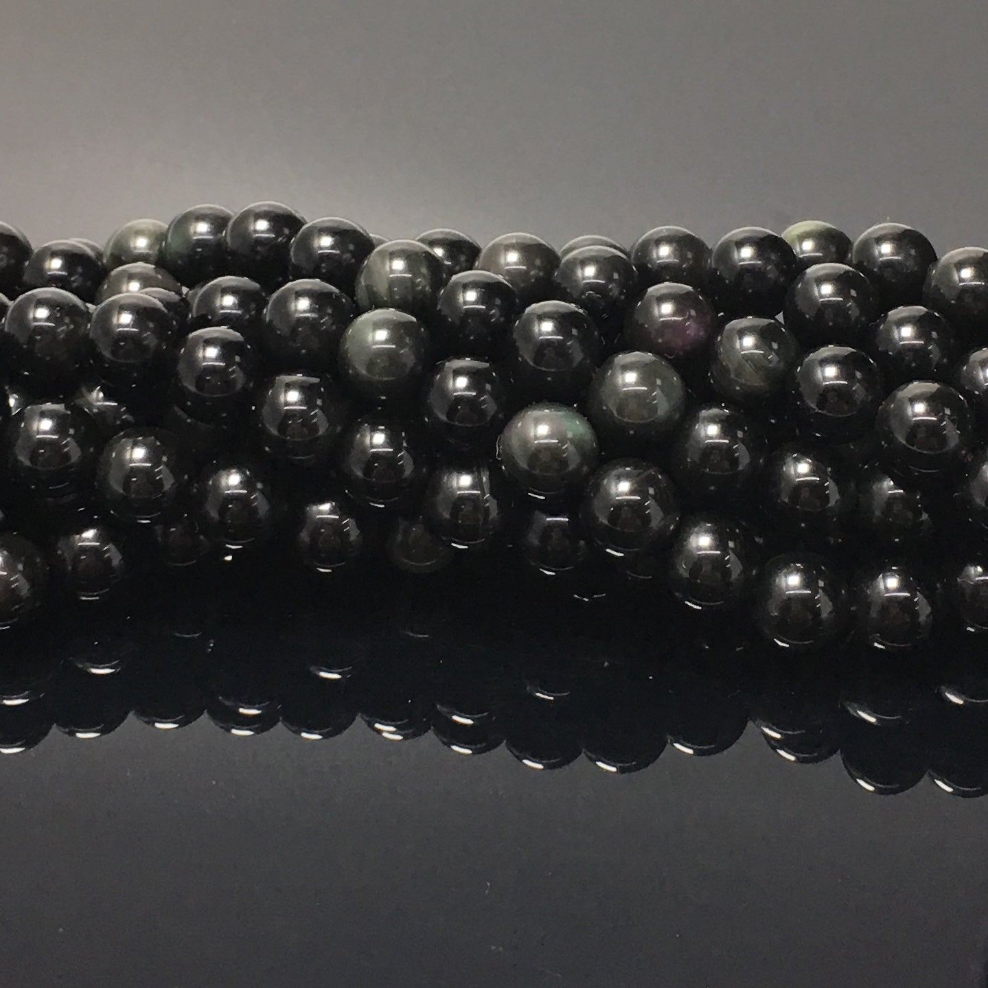 Higher Quality Rainbow Obsidian Round Beads