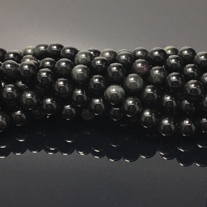Higher Quality Rainbow Obsidian Round Beads