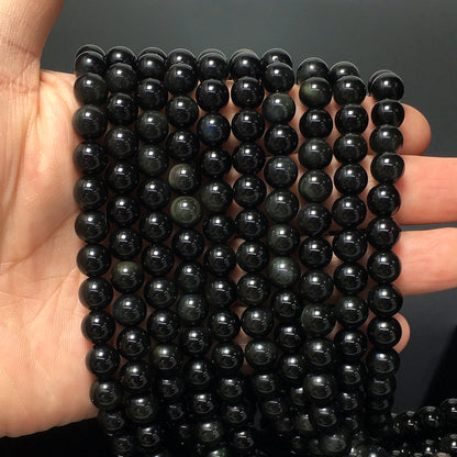 Higher Quality Rainbow Obsidian Round Beads