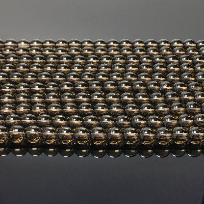 Higher Quality Smoky Quartz Round Beads