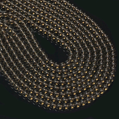 Higher Quality Smoky Quartz Round Beads