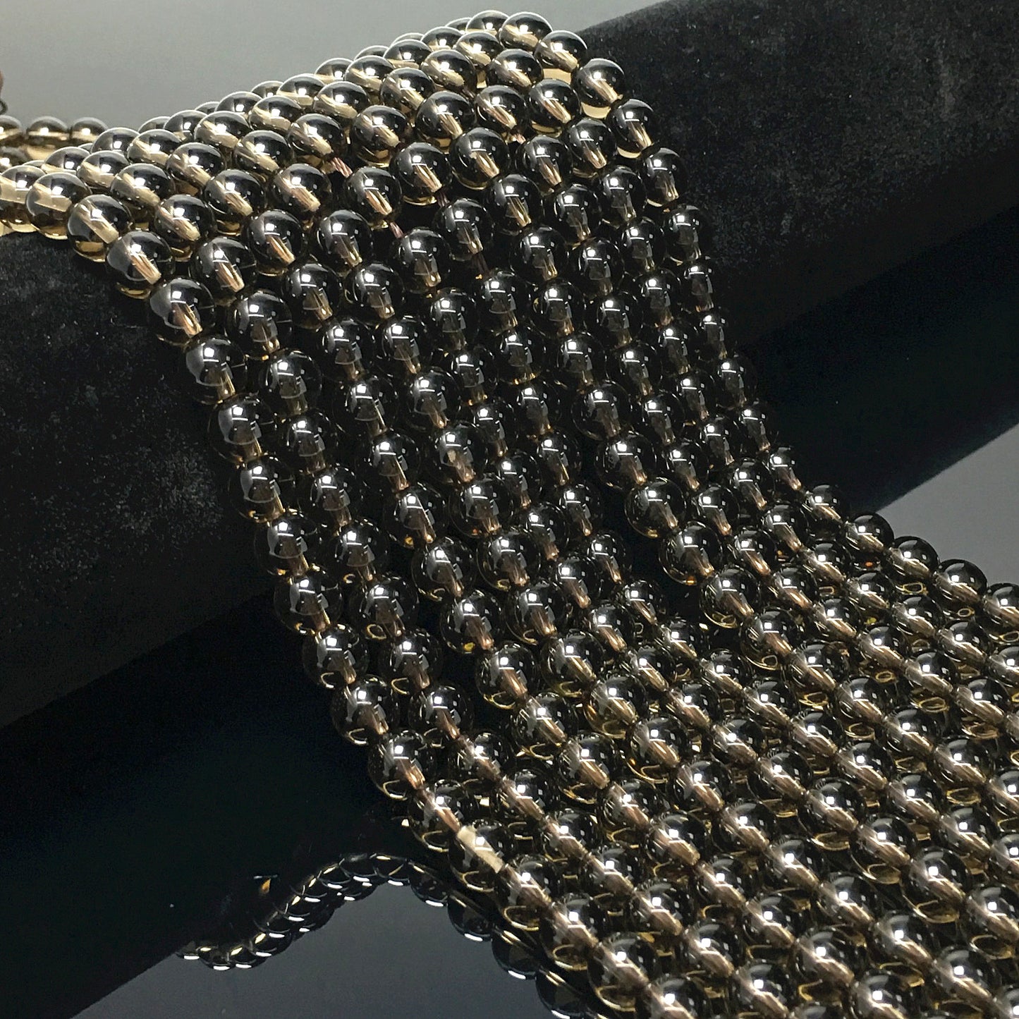 Higher Quality Smoky Quartz Round Beads