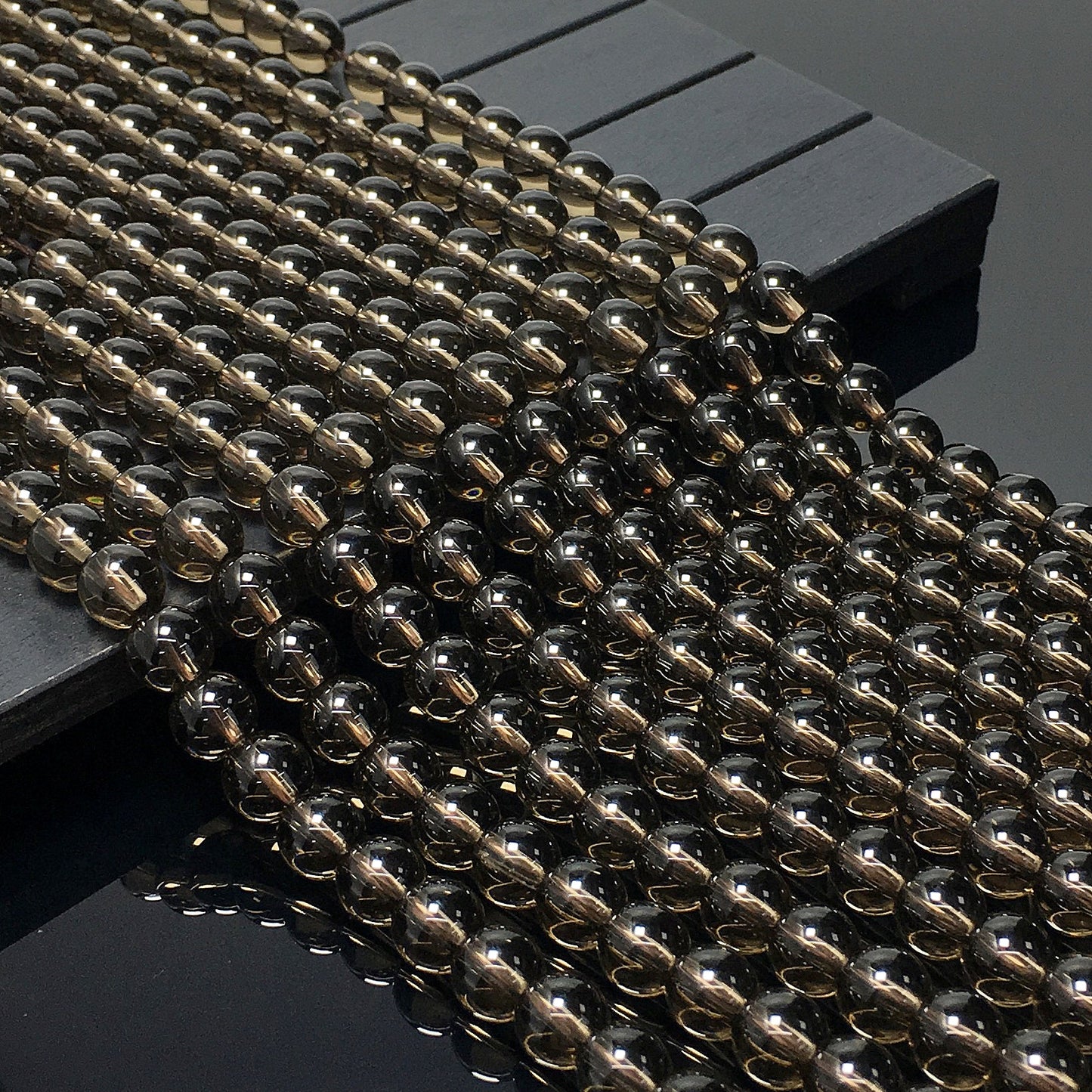 Higher Quality Smoky Quartz Round Beads