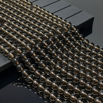 Higher Quality Smoky Quartz Round Beads