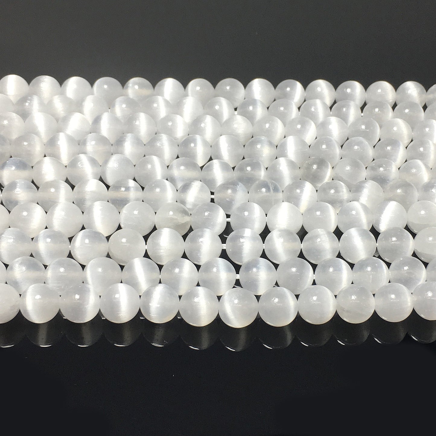 Higher Quality Selenite Round Beads