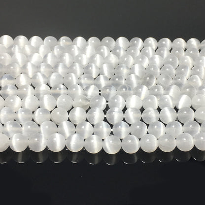 Higher Quality Selenite Round Beads