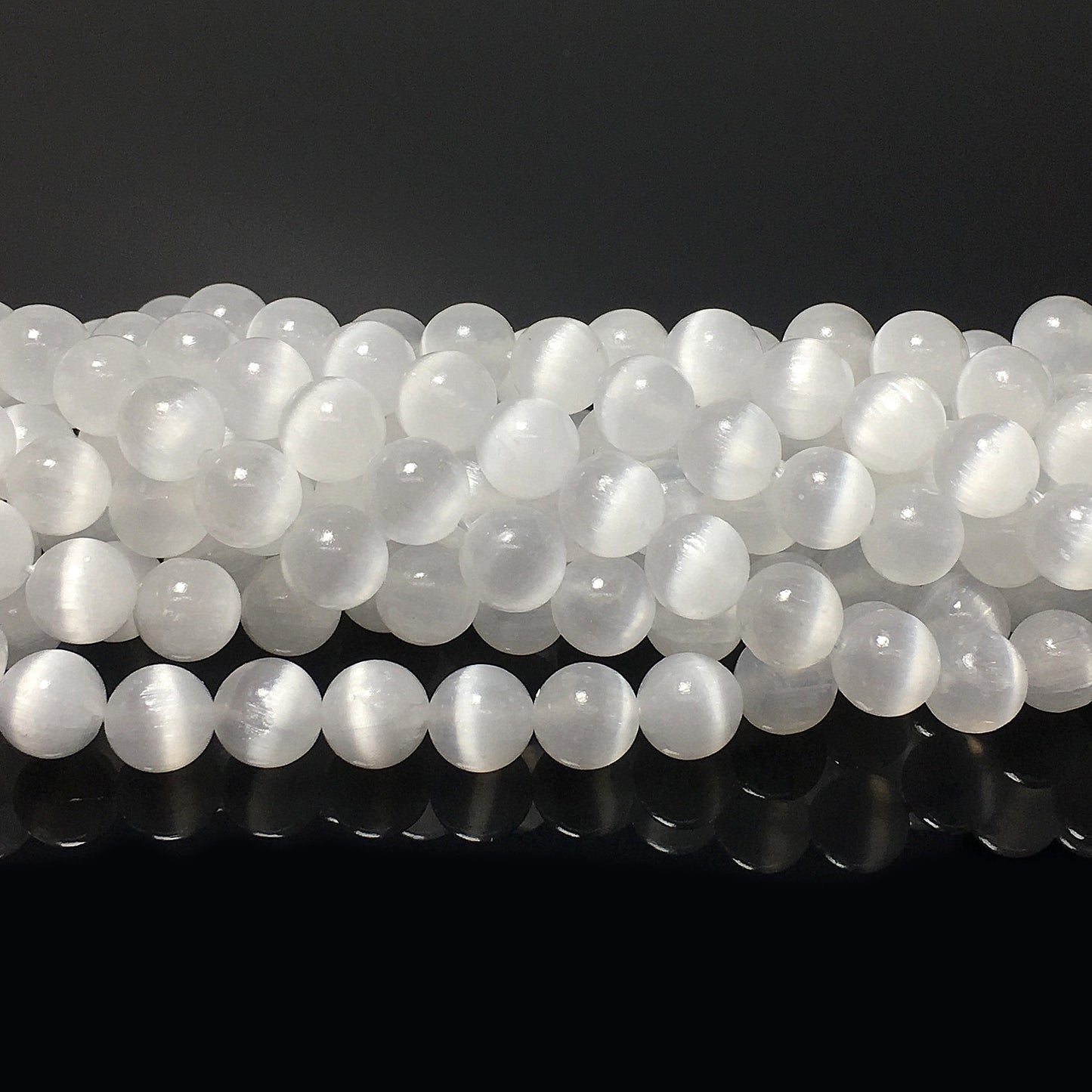 Higher Quality Selenite Round Beads