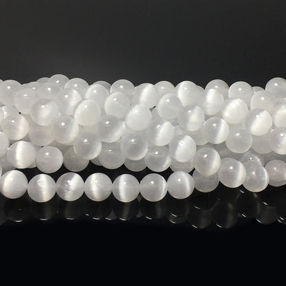 Higher Quality Selenite Round Beads