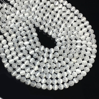 Higher Quality Selenite Round Beads