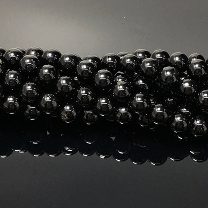 Higher Quality Black Tourmaline Round Beads