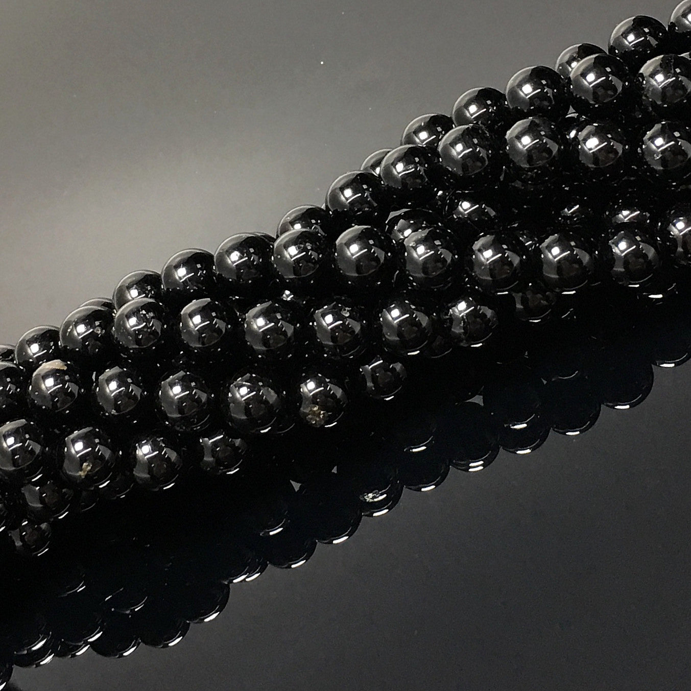 Higher Quality Black Tourmaline Round Beads
