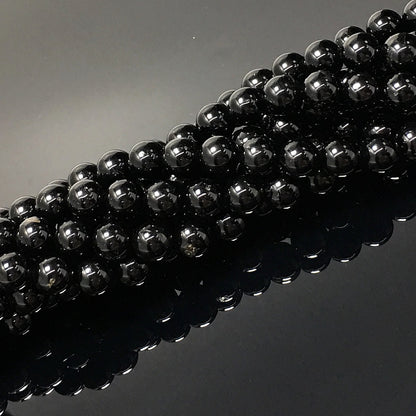 Higher Quality Black Tourmaline Round Beads