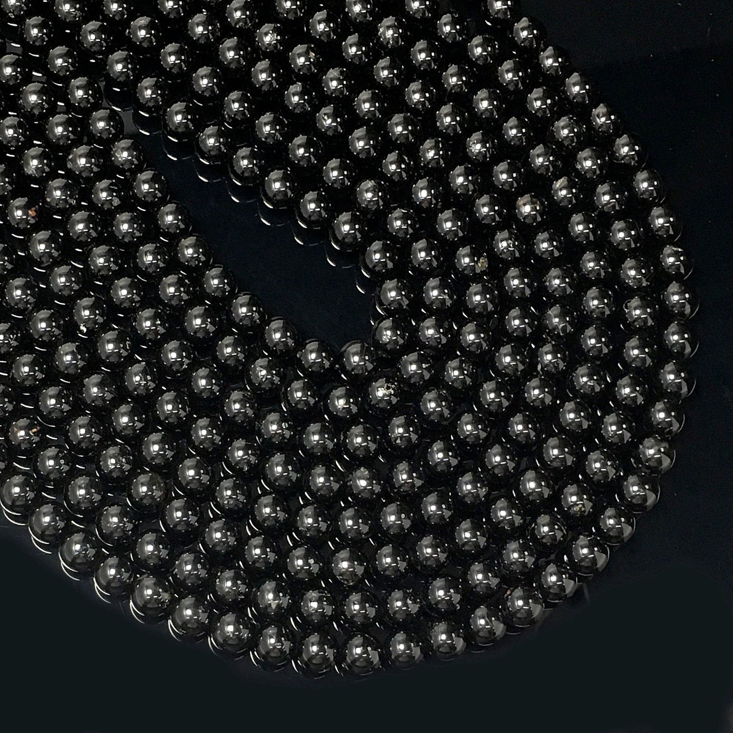 Higher Quality Black Tourmaline Round Beads