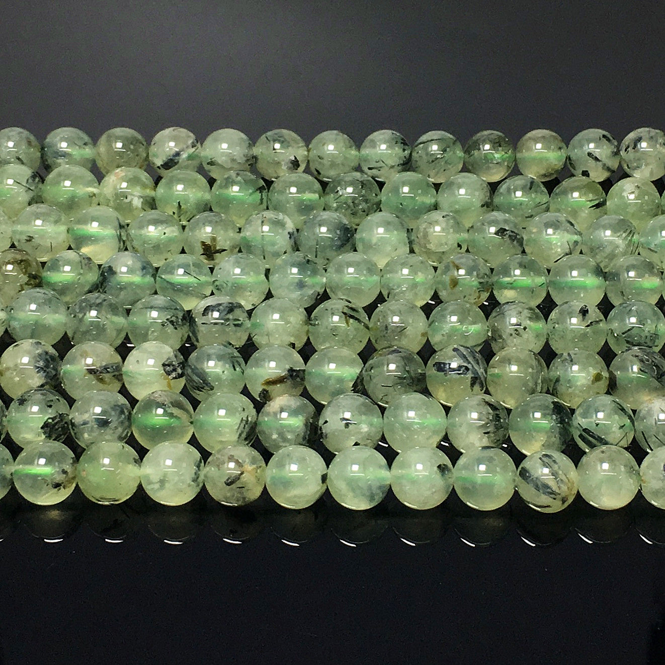 Higher Quality Prehnite Round Beads