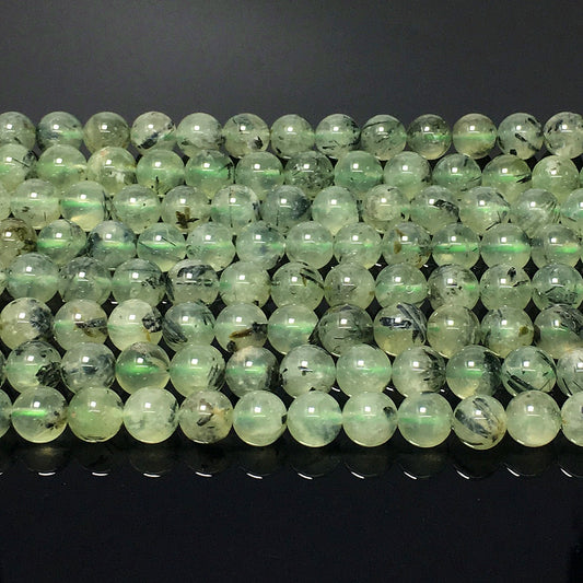 Higher Quality Prehnite Round Beads
