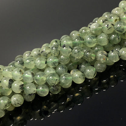 Higher Quality Prehnite Round Beads