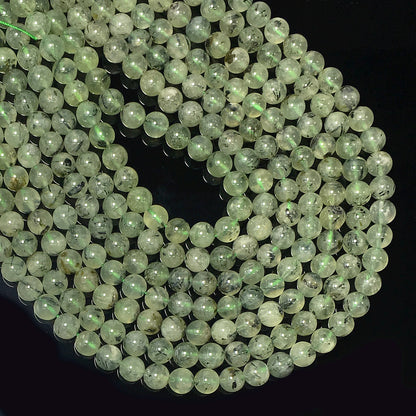 Higher Quality Prehnite Round Beads