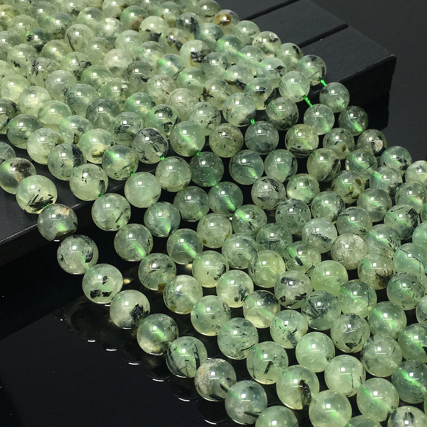 Higher Quality Prehnite Round Beads