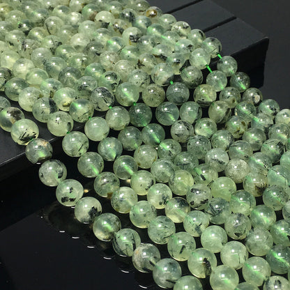 Higher Quality Prehnite Round Beads