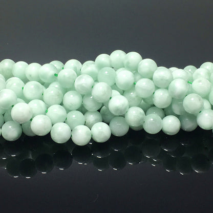 Higher Quality Green Angelite Round Beads