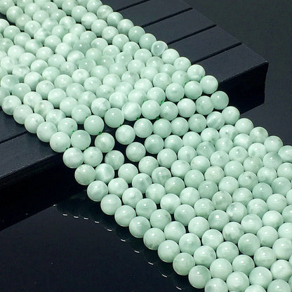 Higher Quality Green Angelite Round Beads