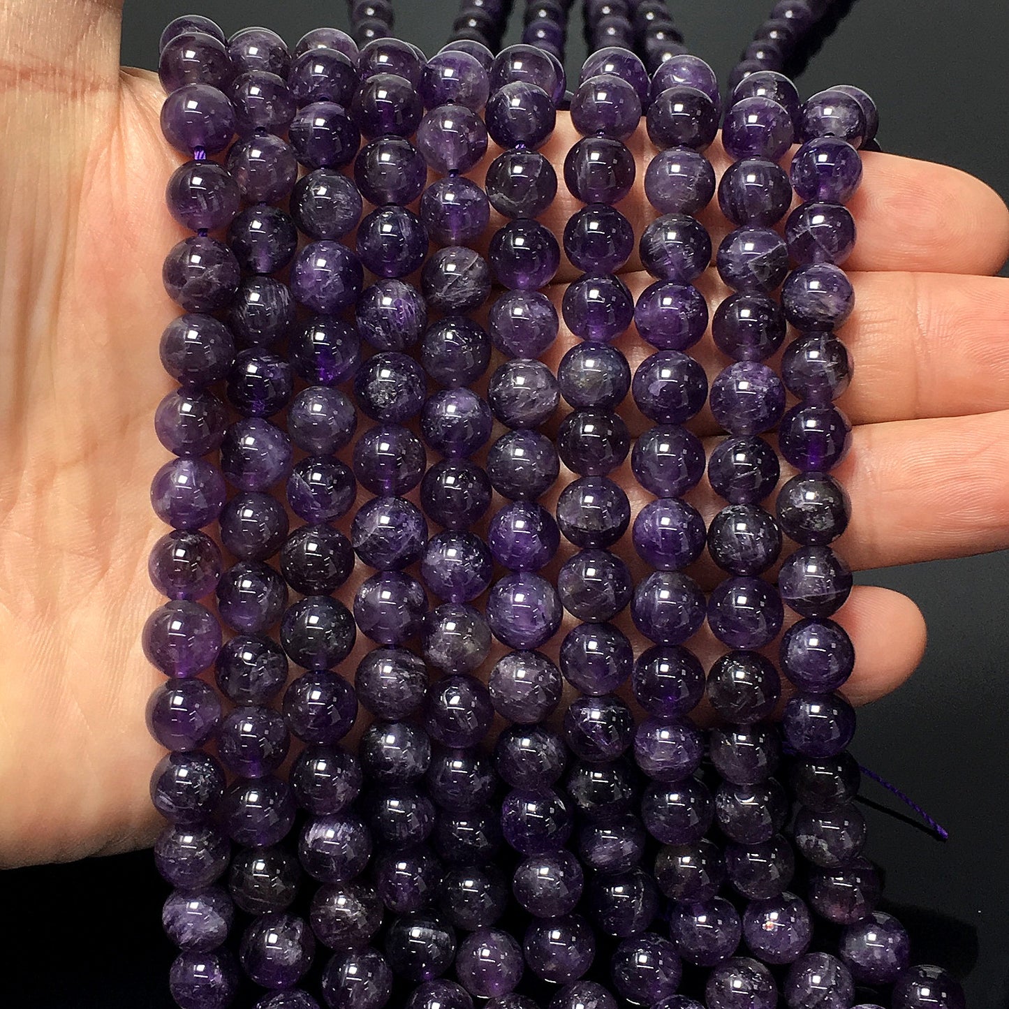 Higher Quality Amethyst Round Beads