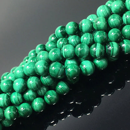 Higher Quality Malachite Round Beads