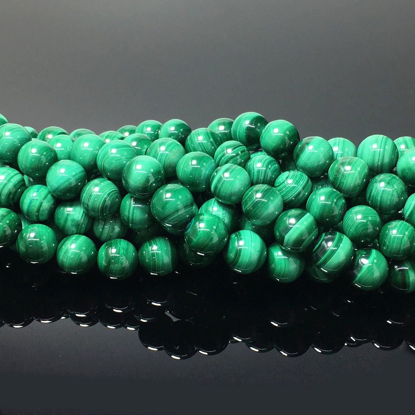 Higher Quality Malachite Round Beads