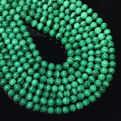 Higher Quality Malachite Round Beads