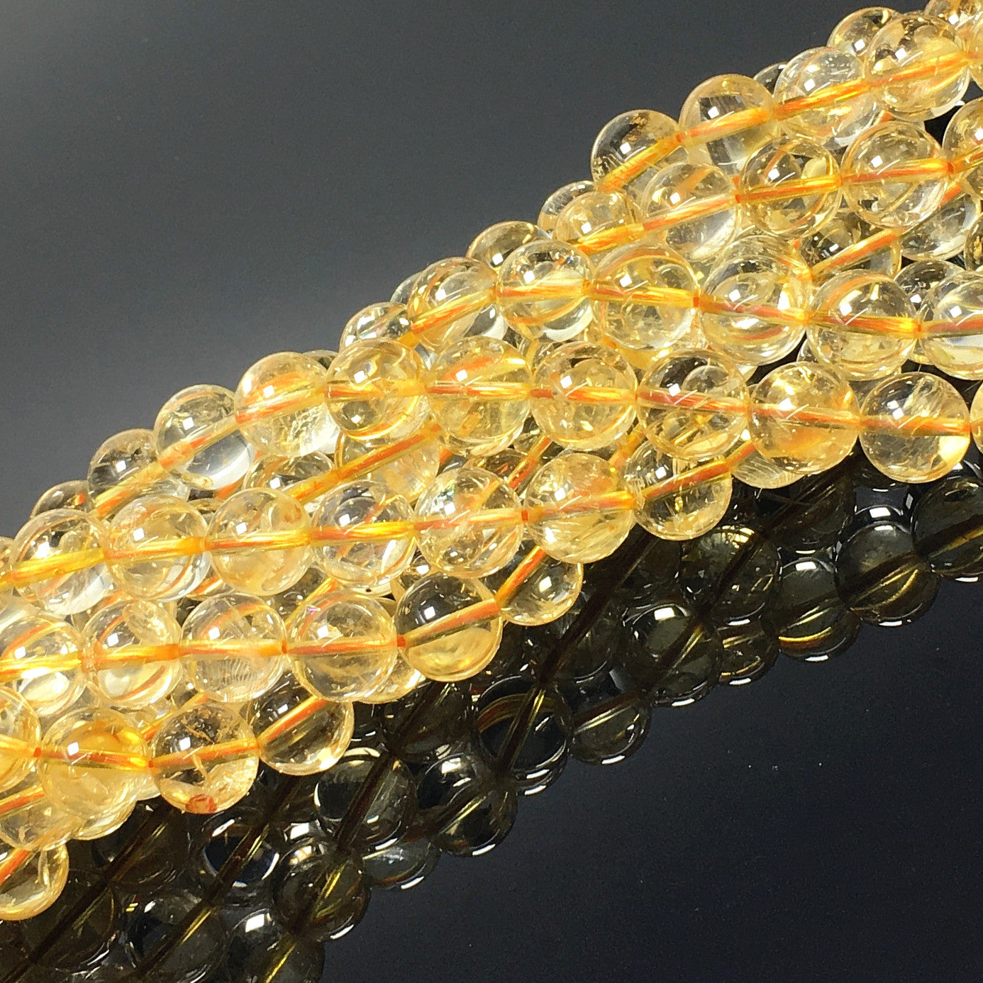 Higher Quality Citrine Round Beads