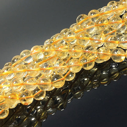 Higher Quality Citrine Round Beads