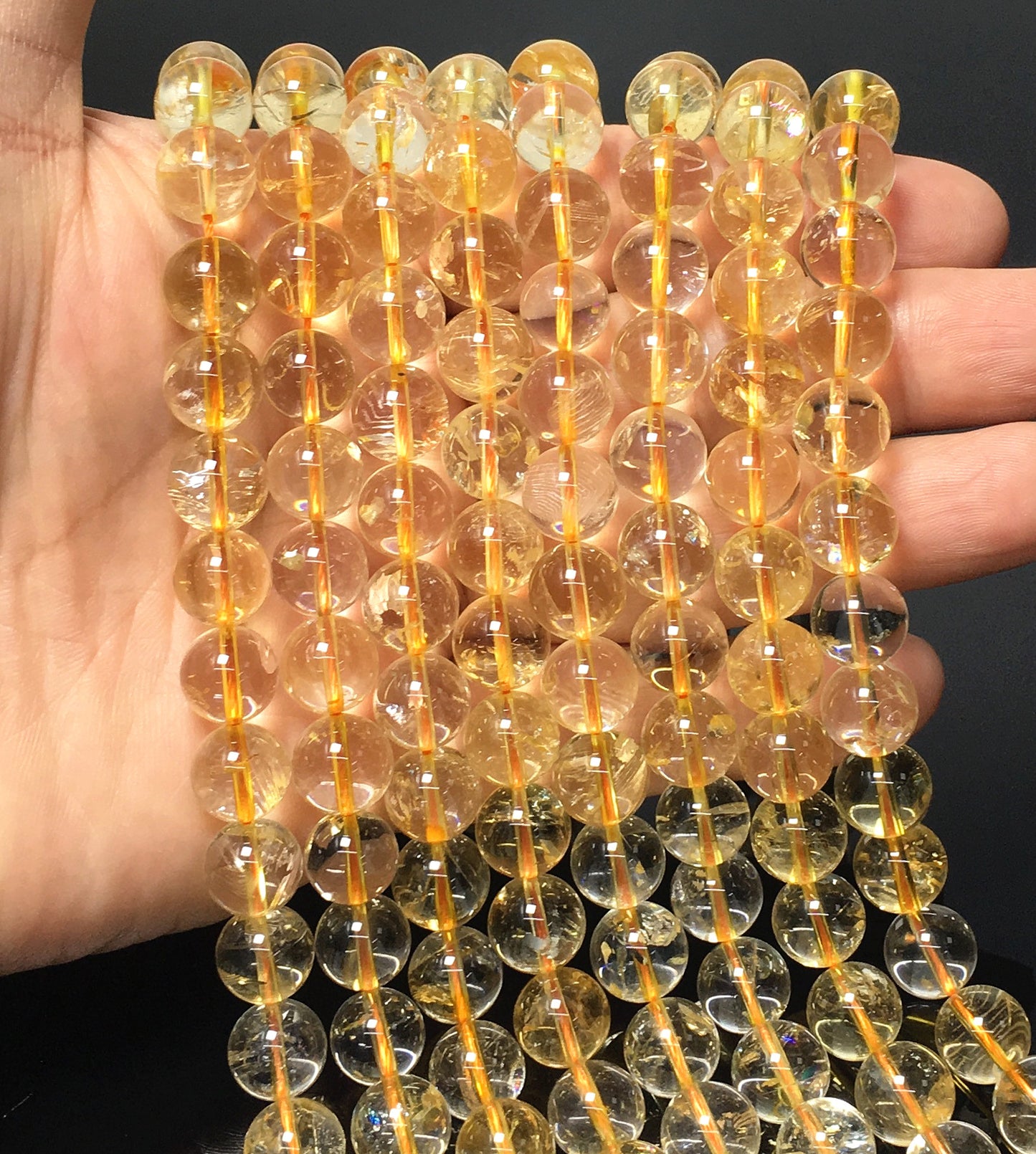Higher Quality Citrine Round Beads