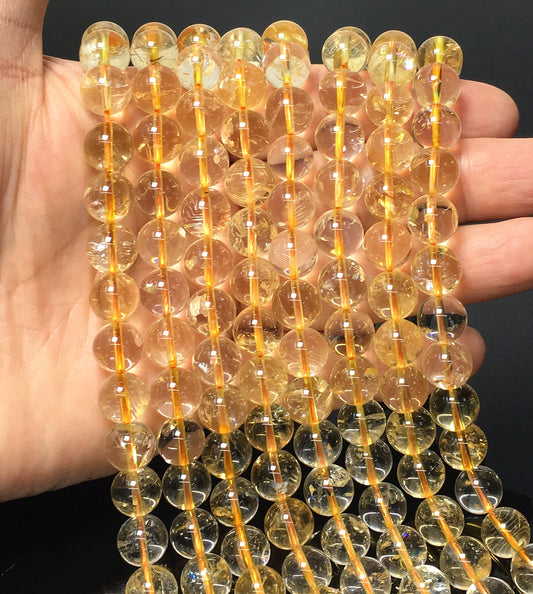 Higher Quality Citrine Round Beads