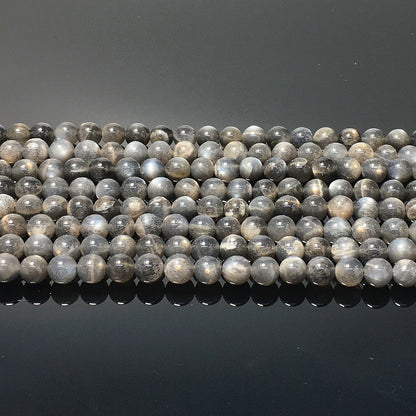 Higher Quality Grey Moonstone Round Beads