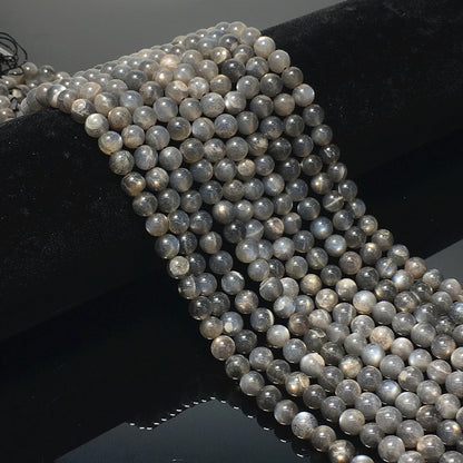 Higher Quality Grey Moonstone Round Beads