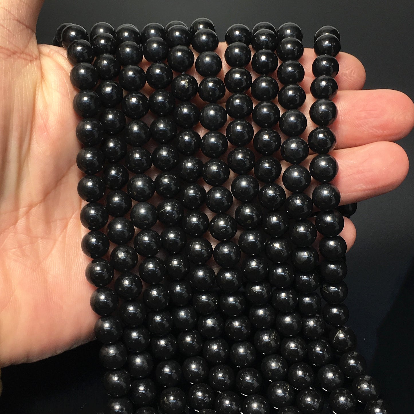 Higher Quality Shungite Round Beads