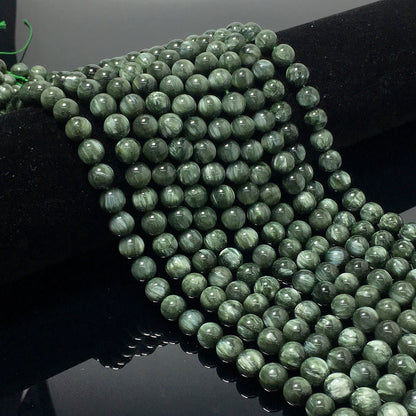 Higher Quality Seraphinite Round Beads
