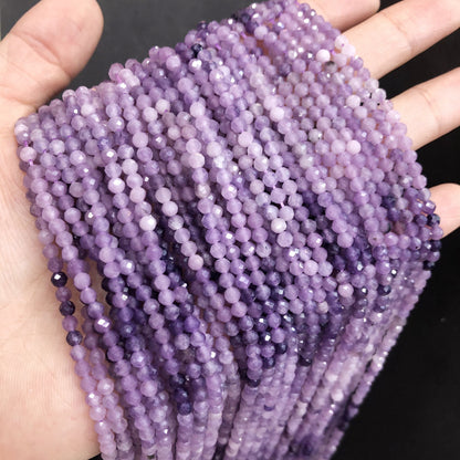 Tiny Round Faceted Gradation Beads