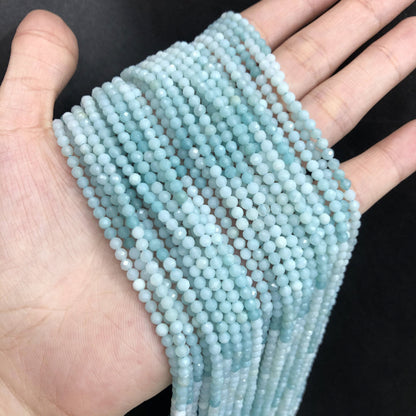 Tiny Round Faceted Gradation Beads