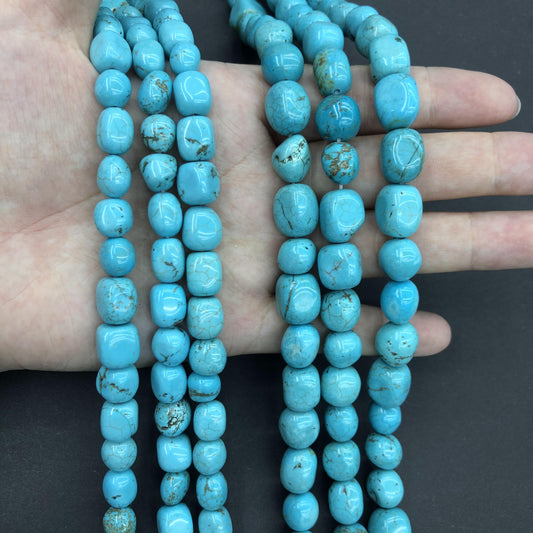 Egg Shape Turquoise Beads