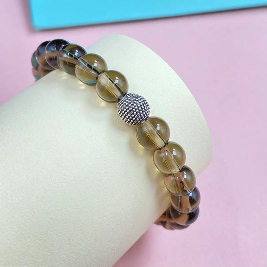 Smoky Quartz Crystal Bracelet for Strenght and Power